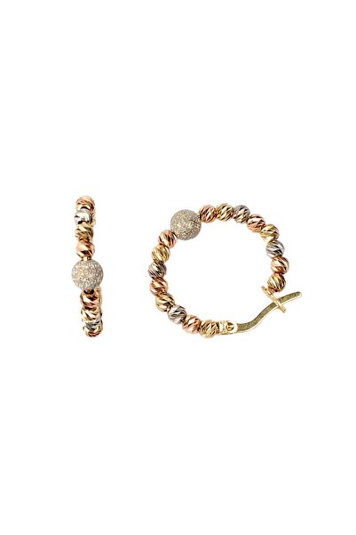 Altınaşkı Dorikalı Halka Altın Küpe