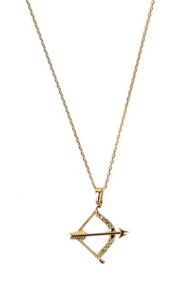 Altınaşkı Yay Burcu Altın Kolye