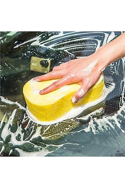 ALISVERİŞ ZAMANI Auto Soft Sponge 1 Piece Multi-Purpose Auto Sponge Car Washing And Cleaning Sponge