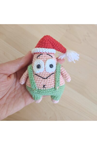 ELMASINEMEĞİ Patrick star amigurumi örgü oyuncak