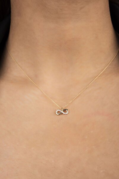 Altınaşkı Sonsuzluk Hayalet Altın Kolye