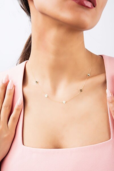 Altınaşkı Çiçek Altın Kolye