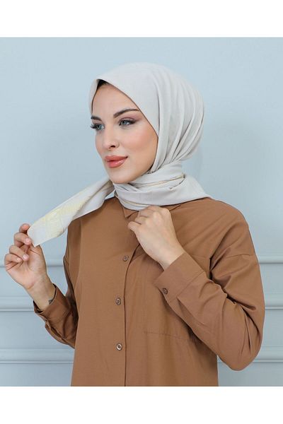 Golden Rose Flosh Scarf