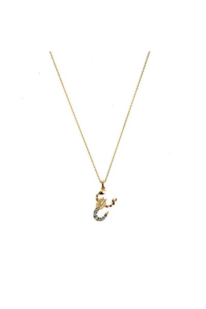 Altınaşkı Akrep Burcu Altın Kolye