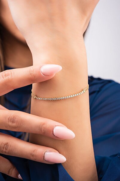 Altınaşkı Çift Zincirli Suyolu Altın Bileklık