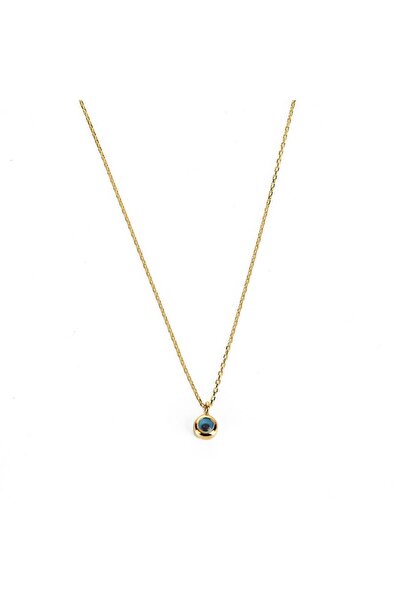 Altınaşkı Nazar Boncuklu Altın Kolye