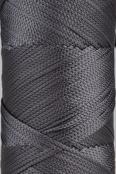 SENSY 2 Mm - 200 gr Polyester Macrame Thread Dark Gray 230 M Polyester Macrame Thread Suppla Rope And Bag Thread