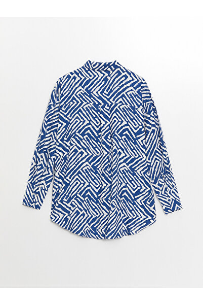 LC Waikiki Dámská košilová tunika LCW se vzorem