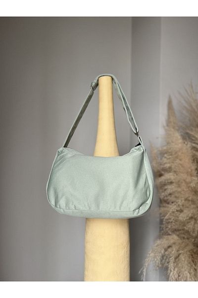La'beau Baguette Canvas Fabric Women's Hand and Shoulder Bag Daily Sports