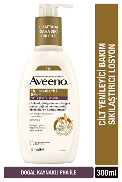 AVEENO SKİN RENEWİNG AND BRİGHTENİNG CARE LOTİON İN 1 WEEK 300 ML