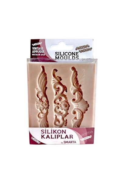 Smarta Model Hamuru Silikon Kalıp - Mobilya Süsleme - Nostaljik Aplik SK1013037