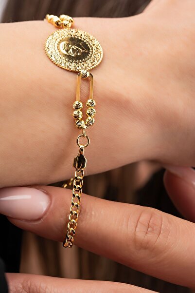 Altınaşkı Çeyrek Altınlı Dorika Toplu Altın Bileklık