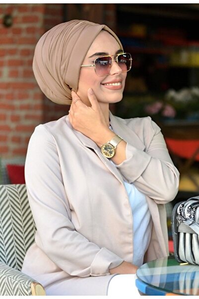 Sahra Şal Dünyası Σχέδιο Γυναικείο Bonnet Light Mink