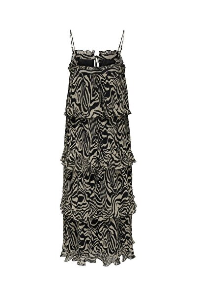 ONLY Plissiertes Kleid Onlasta Langes Kleid