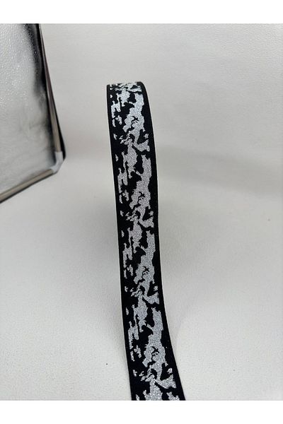 paşateks since 1995 şekil 4 cm Glittery Woven Rubber-5 meters