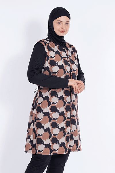 InStyle 1404 Model Black Hijab Swimsuit