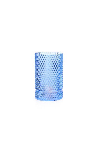 Missi Стъклена ваза/поставка за свещ Saxe Blue Diamond (17 см)