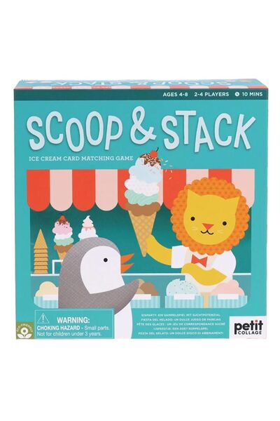 Petit Collage Kart Eşleştirme Oyunu - Scoop and Stack