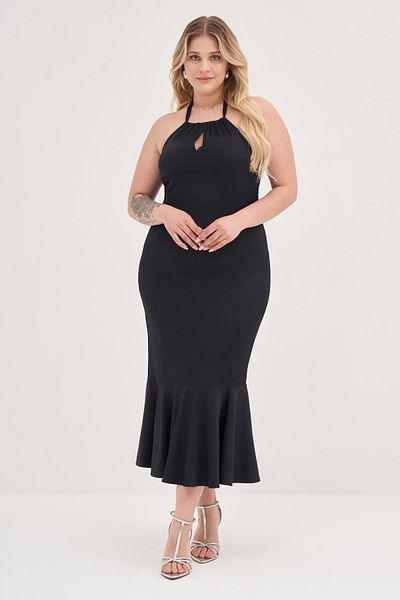 MYLİNE Halter Neck Bodycon Dress