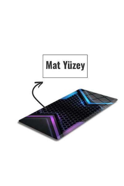 Decorita Mouse Pad din sticlă |   Covoraș de sticlă |   Efect de lumină |   mare |   40 cm x 80 cm
