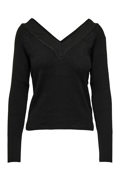ONLY ONLYNEUES TESSA Pullover-Sweatshirt mit V-Ausschnitt – L/S KNT