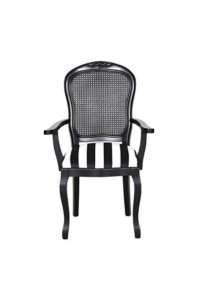 3A Mobilya Black Line Kollu Sandalye