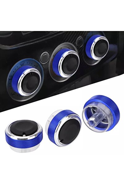 YıldızTuning فورد فوكس زر مكيف هواء زر سخان ازرق 2005-2014