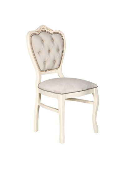 3A Mobilya Kum Beji Oymalı Sandalye 47x45x97 cm