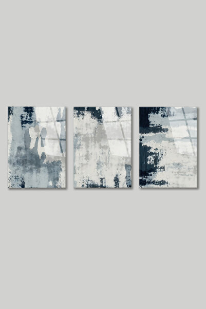 BV DEKOR 3 ΤΕΜΑΧΙΑ ΚΑΛΛΙΤΕΧΝΙΚΟΥ ΑΦΗΡΗΜΕΝΟΥ ΓΥΑΛΙΝΟΥ ΠΙΝΑΚΑ ΖΩΓΡΑΦΙΚΗΣ-ΣΕΤ 3 ...