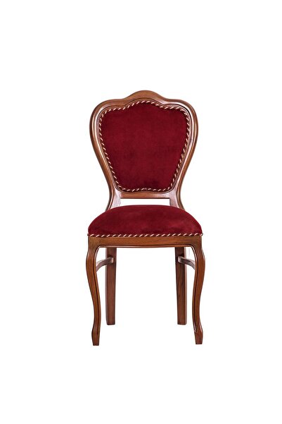 3A Mobilya Bordo Oyamlı Sandalye 47x45x97 cm
