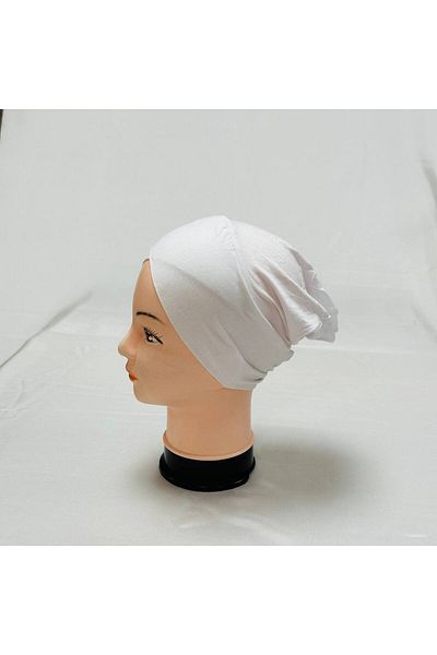 AWAM SILK Closed Top Cross Lace Hijab Combed Cotton Bonnet