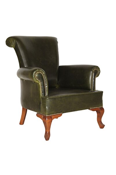 3A Mobilya Pullap Green Berjer 100x83x77 cm