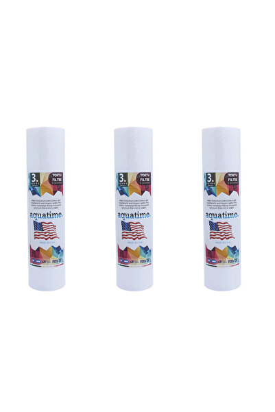 Su Arıtma Filtresi 10 İnç 5 Mikron Sediment Filtre 3 Adet