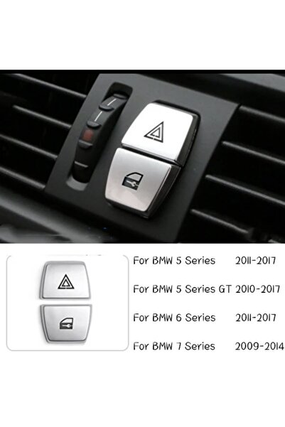 YıldızTuning سلسلة بي ام دبليو 7 المكونة من 4 قطع وزر قفل القفل 2009-2014