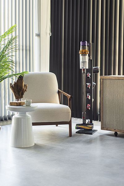 thorqtech Anthracite Color Vertical Vacuum Cleaner Stand Compatible with Dyson V15 - V12 - V11 - V10 - V8 Models