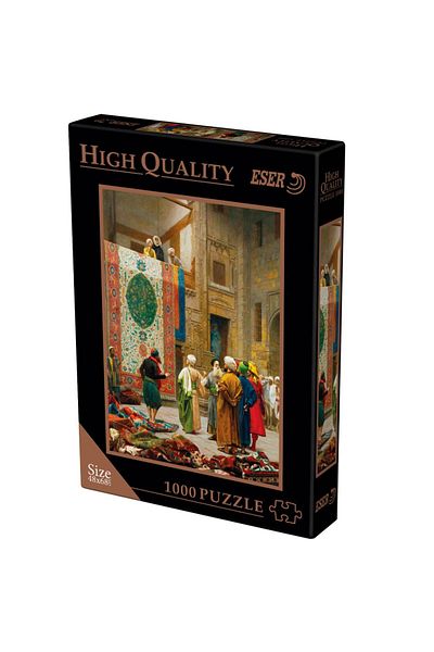 ESER Puzzle 2x1000 Pieces 48x68 Cm Puzzle Carpet Merchant / Sorrento Harbor