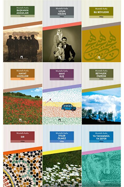 Dergah Yayınları Mustafa Kutlu Hikaye Kitapları Set 1 ( 9 Kitap Takım )