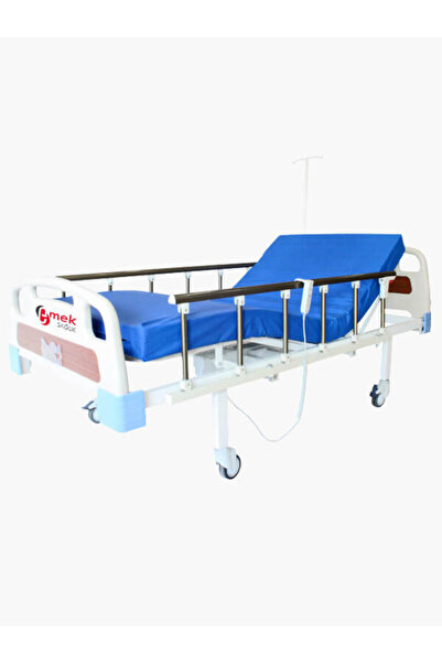 emek sağlık DUAL MOTOR 2 SENE GARANTİ ABS BAŞLIK TABANCA KORKULUKLU HASTA YATAĞI