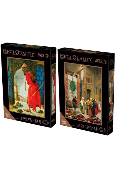 ESER Puzzle 2x1000 Pieces 48x68 Cm Puzzle Carpet Trader / Turtle Trainer