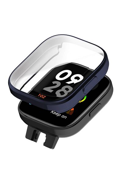 noktaks Xiaomi Redmi Watch 3 Compatible 360 Protection Case and Screen Protector Watch Gard 30