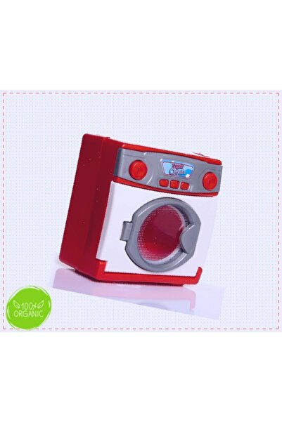 OMZ Kutulu Mini Çamaşır Makinesi Kız Cocuk Erkek Cocuk Oyuncak Egitici Oyunca...