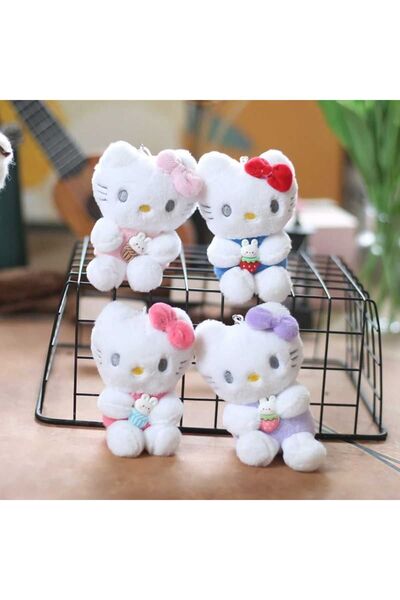 Meyra Accessories Sanrio Hello Kitty Plush Keychain - Soft Cute Gift Bag 1Pc