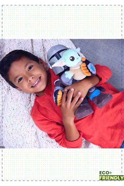 OMZ Star Wars Mandalorian - Boys and Girls Toy Plush Figure, Sound, Educational Montessori Toy