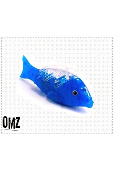 OMZ Müzikli Işıklı Yürüyen 23 Cm Pilli Oyuncak Balık Bebeklerin Emekleme Arka...
