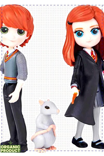 OMZ Harry Potter Magical Minis Ron Weasley ve Ginny Weasley Dostluk Erkek Kız Cocuk Oyuncakları Egitici