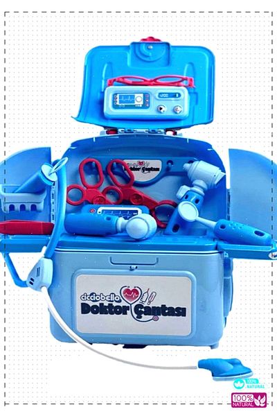 OMZ 2 in 1 Doctor Bag - +3 years Girl Boy Children Montessori Toys Healthy Product