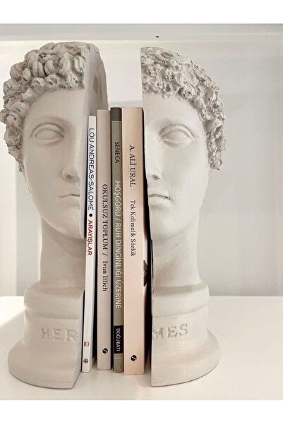 MECART Hermes kitap desteği kitap tutucu kitaplık dekoratif obje biblo