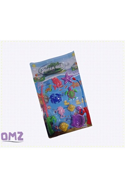 OMZ Oyuncak Balık Tutma Oyunu Çift Oltalı Mıknatıslı Balık Tutma Oyunu Cocuk ...