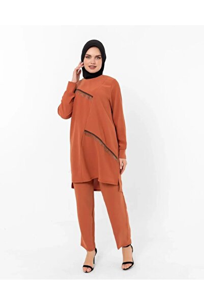 clemence Tesettür Tunik Pantolon Takım