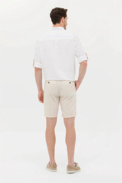 U.S. Polo Assn. U.S. POLO ERKEK REGULAR FİT SPOR BERMUDA CAPRİ G081SZ031.000.1576805 KEBEL 085 KUM